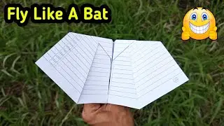 ORIGAMI KELELAWAR |Pesawat terbang seperti kelelawar asli