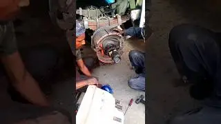 Making Sleeve of a Truck Wheel Hub! Brake Leather Sleeve