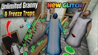 How to  Granny UNLIMITED FREEZE TRAP Tips and Tricks | Funny Glitch | Crazy Miss 3D #viral
