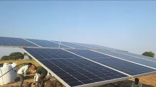 Solar System Installation In Farm🌱| Eco-friendly energy source☀️| A Day In Farm|