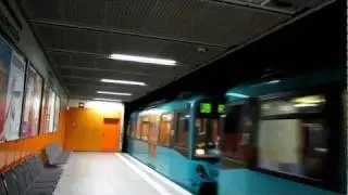 U-Bahn Frankfurt: U5-25 Wagen auf der Linie U8 (Full HD Version)