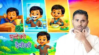 Nani Babu | पुन्टेको दैनिकी | Punte Daily Routine for Nepali Kids