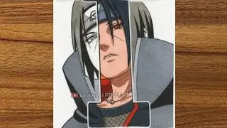 How To Draw Itachi With saringan || Easy Step By Step Anime Drawing