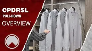 CPDRSL Premier Satin Chrome Pulldown Closet Rod | Overview
