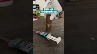 Bison Fast Fix Liquid Metal zvl&aacute;dne slepit kov během chvilky, vypln&iacute; netěsnosti. #lepime