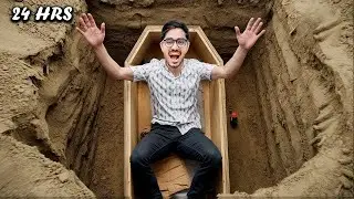 24 Hours Buried Alive Underground Challenge Will I Survive