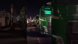 Brandenburger Tor Berlin, 08.01.2024, 03:45 Uhr #Landwirte #Bauern #Spediteure #Trucks