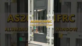 Aluminum french door, custom made