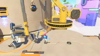 ASTRO BOT construction derby playthrough