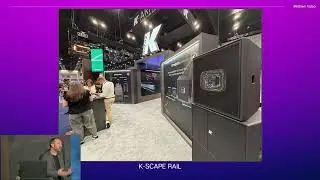 K-Array Speakers, K-Scape Rail and Powersoft NOTA Dante PoE Amplifier