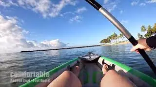 JLF Adventures 15FT Green Tandem [1 Person] Inflatable Kayak
