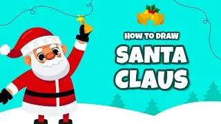 Santa Claus Drawing for Kids | Easy Christmas Drawing Step by Step
