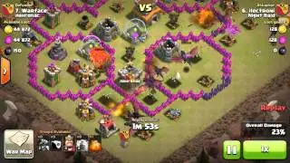 ilectroni's 3 stars Dragonloon attack vs TH8