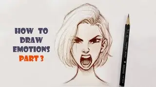 How to draw Emotions & Facial Expressions | Tutorial Part 3
