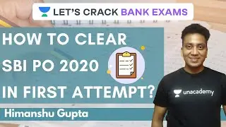 How to clear SBI PO 2020 in first attempt? | Target Bank Exams | Beat Quarantine | Himanshu Gupta