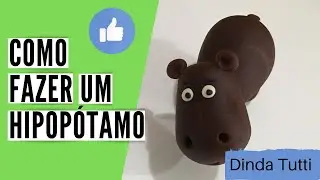 Como fazer um Hipopótamo com massinha / Play doh Hipoppotamus