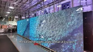 How to Install EA500H8V Rental LED Display by bracket | EagerLED LED Display Installation Guide