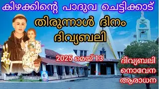13 MAY 2025  ||  ദിവ്യബലി ||  ST. ANTONYS SHRINE CHETTIKKAD