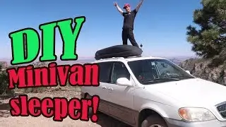 Soccer Mom Minivan Camper DIY Conversion (Full Van Tour) too cheap for an RV