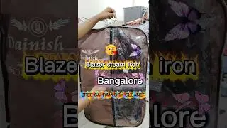 Blazer steam ❤️ iron Bangalore SREE👔 SAI RAM DRY CLEANER !! #short #ytshorts #shortvideo