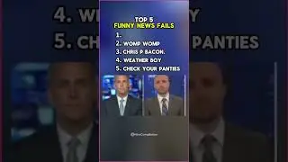 TOP 5 FUNNY NEWS FAILS #shorts #funny #newsfails #fails #top5 #memes  #laugh #lol