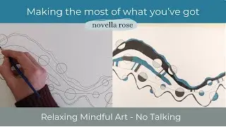 Neuro-Zen Drawing with Artistry Twin Markers | Abstract Art Drawing No talking #neurographicart