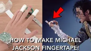 How To Make Michael Jackson Fingertape - 3 Easy Steps To Make! - Michael Jackson DIY and About