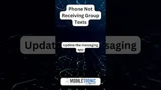 DIY Solution for Phone Not Receiving Group Texts #iphone #diyrepair #computermaintenance