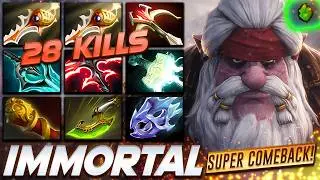 Sniper Super Comeback 28 Frags - Dota 2 Pro Gameplay [Watch & Learn]