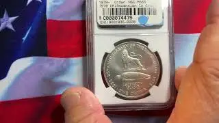 Rare World Coins  Ascension Island Error Mule with obverse Isle of Man, 1978 Crown NGC 65 Rate