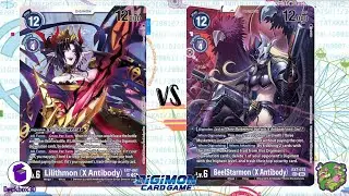 DIGIMON TCG: Lilithmon X (Purple) vs Three Musketeers (Purple)