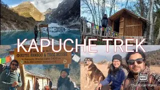 A COUPLE TREK TO KAPUCHE LAKE
