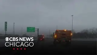 Snowstorm causes worrisome conditions on Chicago area roadways