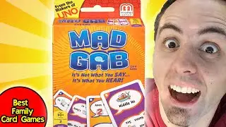 FAMILY CARD GAMES TO PLAY | Mad Gab Card Game - Review & How To Play