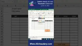 Make Invoice In Excel | Excel Tutorials