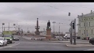 Центр  - Дворцовая,  Миллионная, Марсово поле.  Прогулка.  30. 10. 25.