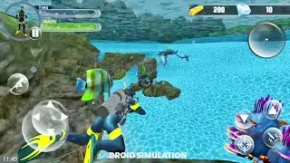 Scuba Diving Simulator : Underwater Shark Hunting - Best Android Gameplay HD