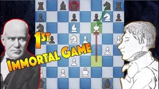 The First Immortal Chess Game Ever   Anderssen vs. Kieseritzky -  London 1851