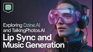 Exploring Dzine.ai and TalkingPhotos.ai  Lip Sync and Music Generation