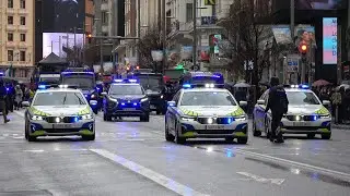 Many police at 8 March International Womansday Manifest in Madrid! #1644