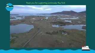Flying into Lochmaddy from the Sollas Rd