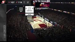 NBA 2K23 Simulation | '95-'96 Chicago Bulls VS '15-'16 Cleveland Cavaliers | GAME 2