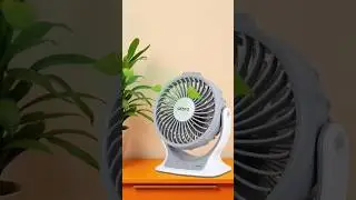 Best table fan with long battery life! 🔥 | Mini table fan with in built led review