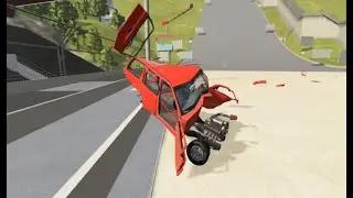 BeamNG drive - Succesfull Car Crash In The Jump Arena Compilation #8