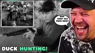 IM DEAD! | First Watch Of The 3 Stooges Go DUCK HUNTING! [ Reaction ] | UK 🇬🇧