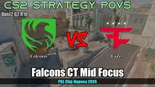 Falcons CT Mid Focus - Dust2 G2R16 | Falcons | PGL Cluj-Napoca 2026