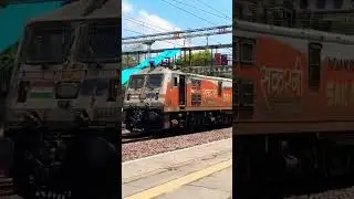 Mangala Lakshadweep Express | Ernakulam - Hazrat Nizamuddin #shortsfeed #wap7 #highspeedtrain #train
