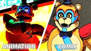 FNAF SB FIRE ENDING ANIMATED