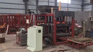 QT4-18 Automatic Brick Plant Hollow Block Molding Machine,M&aacute;quina de bloco autom&aacute;tico, linha de prod