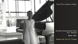 2019 Guam Tumon Bay Music Festival Siver Medalist Gavin Kim - Sonata hop XVI 23 J.Haydn
